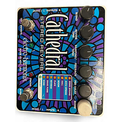 Used Electro-Harmonix Cathedral Stereo Reverb Effect Pedal