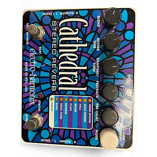 Used Electro-Harmonix Cathedral Stereo Reverb Effect Pedal