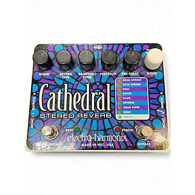 Used Electro-Harmonix Cathedral Stereo Reverb Effect Pedal