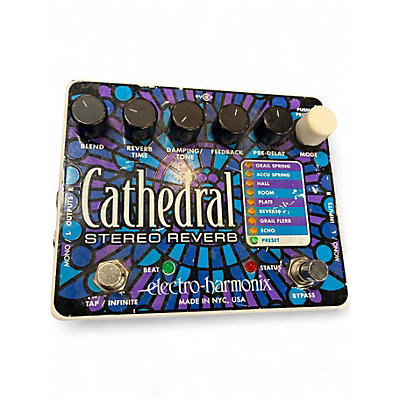 Used Electro-Harmonix Cathedral Stereo Reverb Effect Pedal