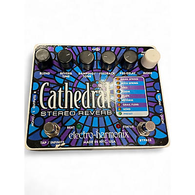 Used Electro-Harmonix Cathedral Stereo Reverb Effect Pedal