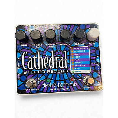 Used Electro-Harmonix Cathedral Stereo Reverb Effect Pedal