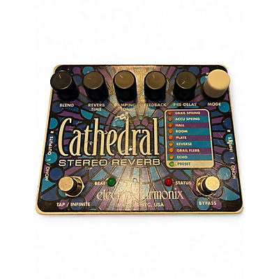 Used Electro-Harmonix Cathedral Stereo Reverb Effect Pedal