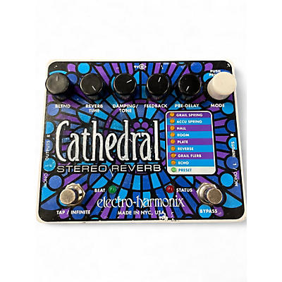 Used Electro-Harmonix Cathedral Stereo Reverb Effect Pedal