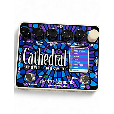 Used Electro-Harmonix Cathedral Stereo Reverb Effect Pedal
