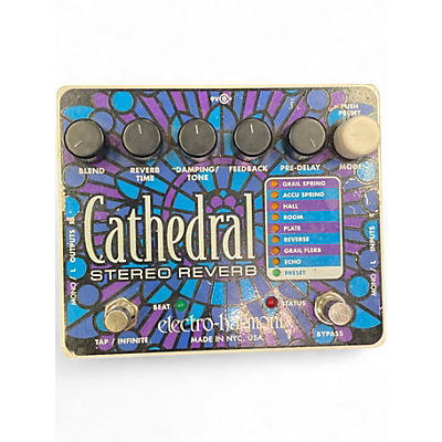 Used Electro-Harmonix Cathedral Stereo Reverb Effect Pedal