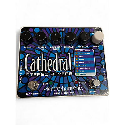 Used Electro-Harmonix Cathedral Stereo Reverb Effect Pedal