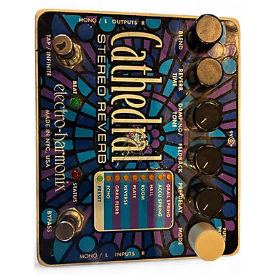Used Electro-Harmonix Cathedral Stereo Reverb Effect Pedal