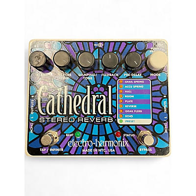 Used Electro-Harmonix Cathedral Stereo Reverb Effect Pedal