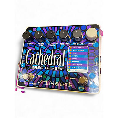 Used Electro-Harmonix Cathedral Stereo Reverb Effect Pedal