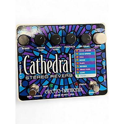 Used Electro-Harmonix Cathedral Stereo Reverb Effect Pedal