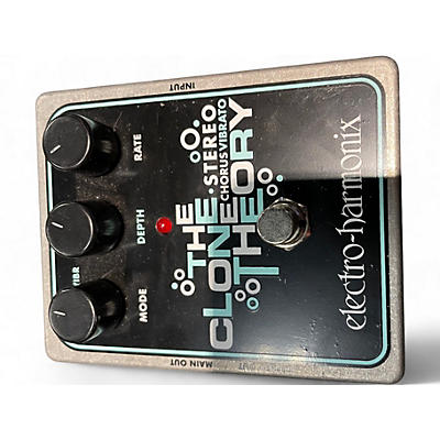Used Electro-Harmonix Clone Theory Stereo Chorus Vibrato Effect Pedal