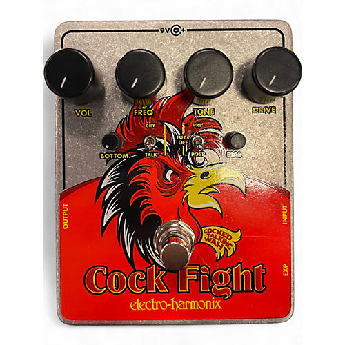 Used Electro-Harmonix Cock Fight Talking Wah Effect Pedal