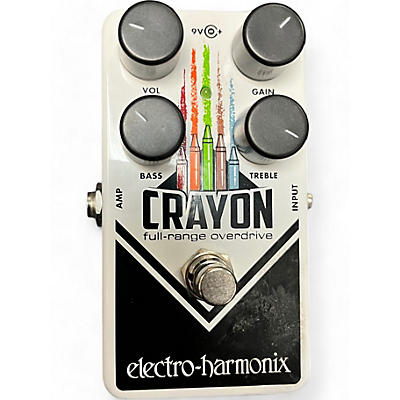 Electro-Harmonix Used Electro-Harmonix Crayon Full Range Overdrive Effect Pedal