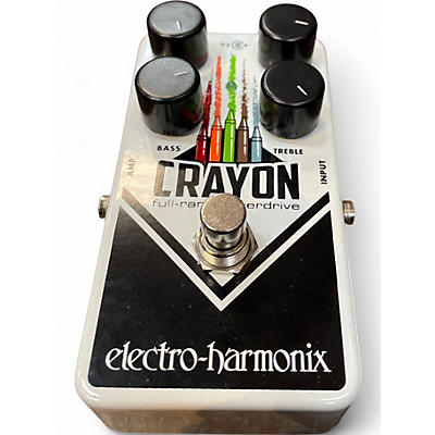 Used Electro-Harmonix Crayon Full Range Overdrive Effect Pedal