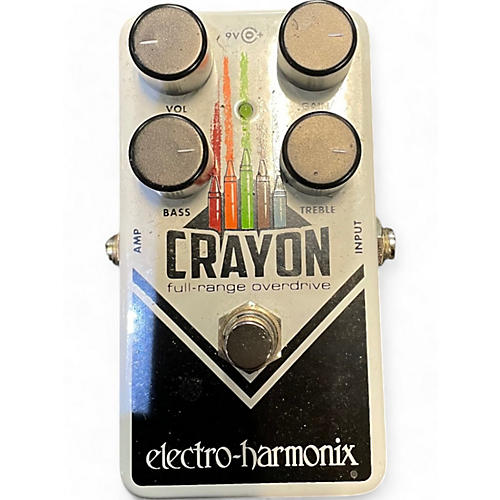 Used Electro-Harmonix Crayon Full Range Overdrive Effect Pedal