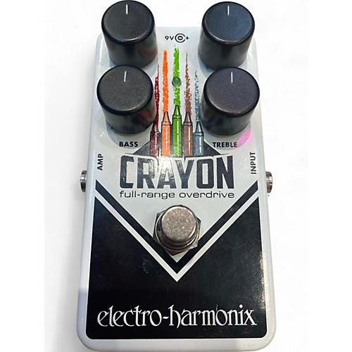Used Electro-Harmonix Crayon Full Range Overdrive Effect Pedal