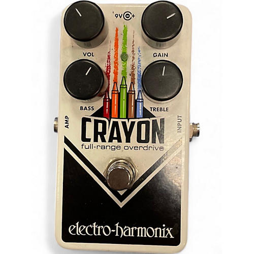 Used Electro-Harmonix Crayon Full Range Overdrive Effect Pedal