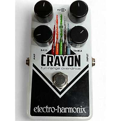 Used Electro-Harmonix Crayon Full Range Overdrive Effect Pedal