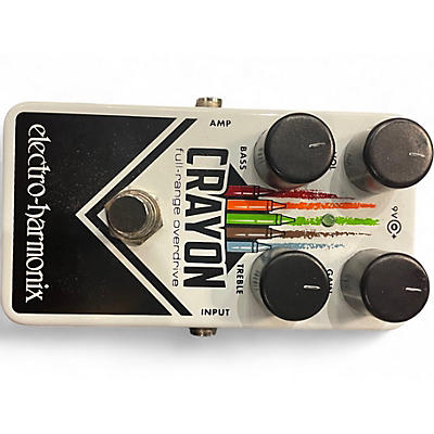 Used Electro-Harmonix Crayon Full Range Overdrive Effect Pedal