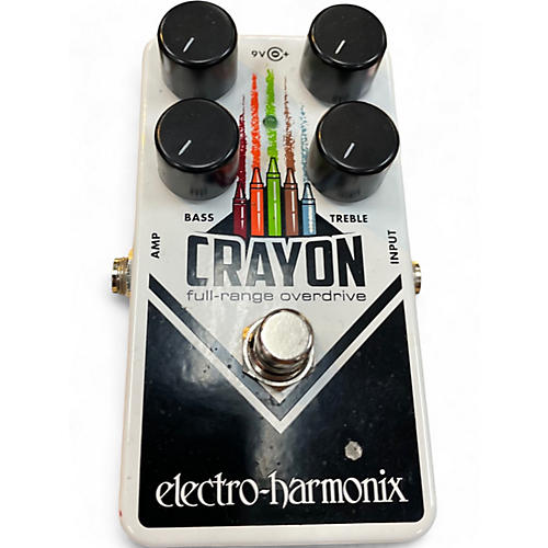 Used Electro-Harmonix Crayon Full Range Overdrive Effect Pedal