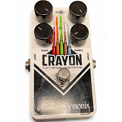 Used Electro-Harmonix Crayon Full Range Overdrive Effect Pedal