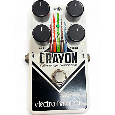 Used Electro-Harmonix Crayon Full Range Overdrive Effect Pedal