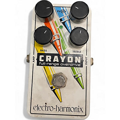 Used Electro-Harmonix Crayon Full Range Overdrive Effect Pedal