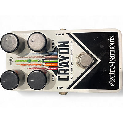Used Electro-Harmonix Crayon Full Range Overdrive Effect Pedal