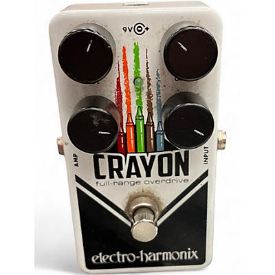 Used Electro-Harmonix Crayon Full Range Overdrive Effect Pedal