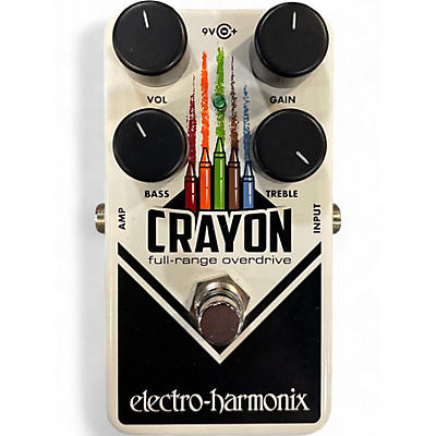 Used Electro-Harmonix Crayon Full Range Overdrive Effect Pedal