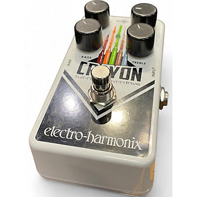 Used Electro-Harmonix Crayon Full Range Overdrive Effect Pedal