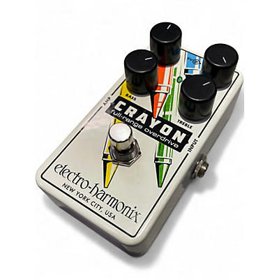 Used Electro-Harmonix Crayon Full Range Overdrive Effect Pedal