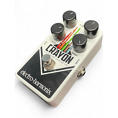 Used Electro-Harmonix Crayon Full Range Overdrive Effect Pedal
