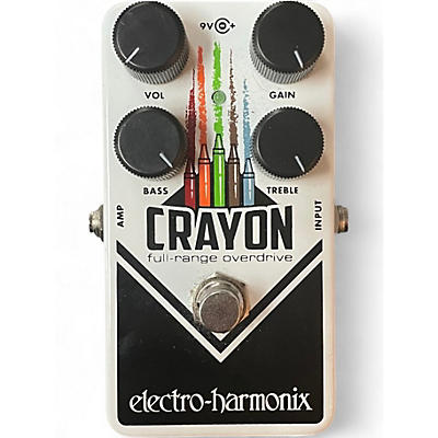 Used Electro-Harmonix Crayon Full Range Overdrive Effect Pedal