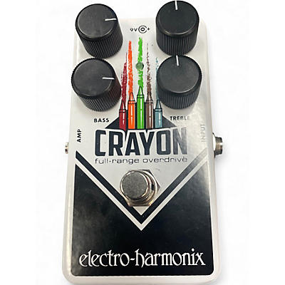 Used Electro-Harmonix Crayon Full Range Overdrive Effect Pedal