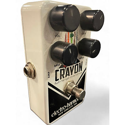 Used Electro-Harmonix Crayon Full Range Overdrive Effect Pedal