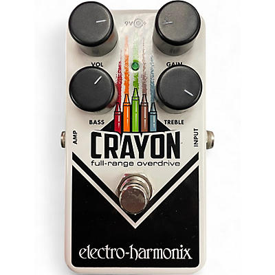 Used Electro-Harmonix Crayon Full Range Overdrive Effect Pedal