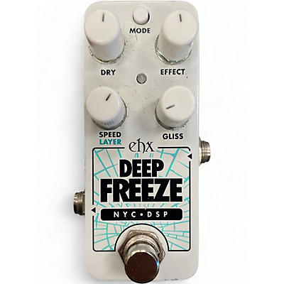 Used Electro-Harmonix DEEP FREEZE Effect Pedal