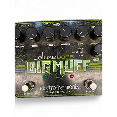 Used Electro-Harmonix Deluxe Bass Big Muff Distortion Bass Effect Pedal