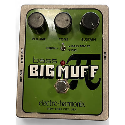 Used Electro-Harmonix Deluxe Bass Big Muff Distortion Bass Effect Pedal