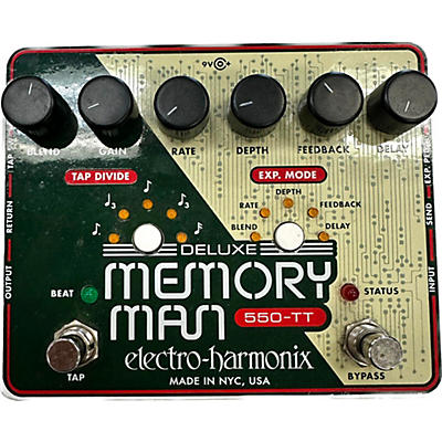 Electro-Harmonix Used Electro-Harmonix Deluxe Memory Man Tap Tempo 550 Delay Effect Pedal