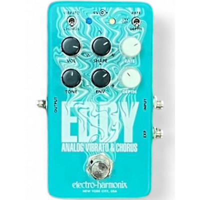 Used Electro-Harmonix EDDY ANALOG VIBRATO & CHORUS Effect Pedal