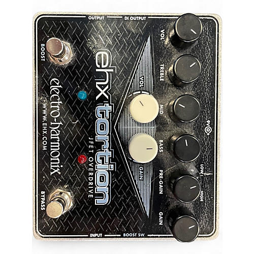Used Electro-Harmonix EHXTortion JFET Overdrive Effect Pedal