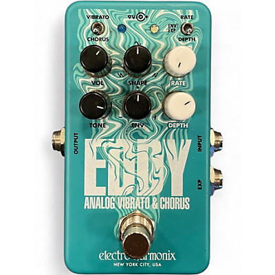 Used Electro-Harmonix Eddy Analog Vibrato & Chorus Effect Pedal