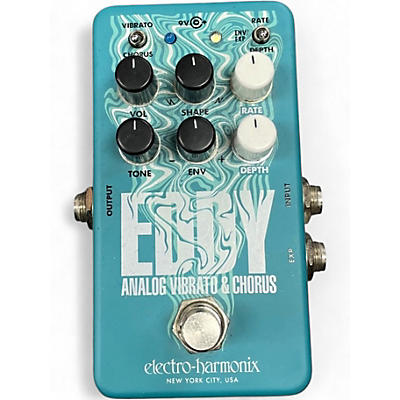 Used Electro-Harmonix Eddy Analog Vibrato & Chorus Effect Pedal