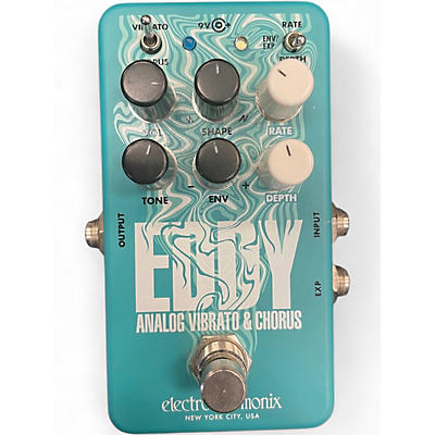 Used Electro-Harmonix Eddy Analog Vibrato & Chorus Effect Pedal