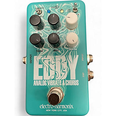 Used Electro-Harmonix Eddy Analog Vibrato and Chorus Effect Pedal