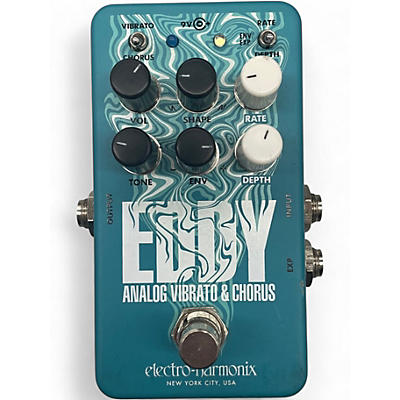 Used Electro-Harmonix Eddy Chorus Vibrato Effect Pedal