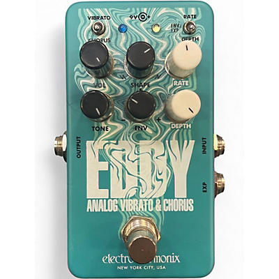 Used Electro-Harmonix Eddy analog chorus Effect Pedal